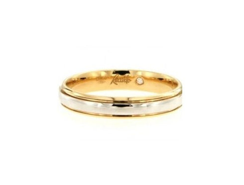RECARLORecarlo W14FD003_BGH Women's Wedding Band - 18K White and Rose GoldJEWELRYEcecile
