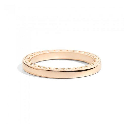 RECARLORecarlo W14FD005/G Women's 18K Yellow Gold Wedding Band with Heart MotifJEWELRYEcecile