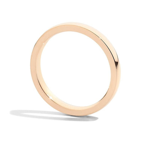 RECARLORecarlo W14FD006_GH Women's 18K Yellow Gold Wedding Band with Inner DiamondJEWELRYEcecile