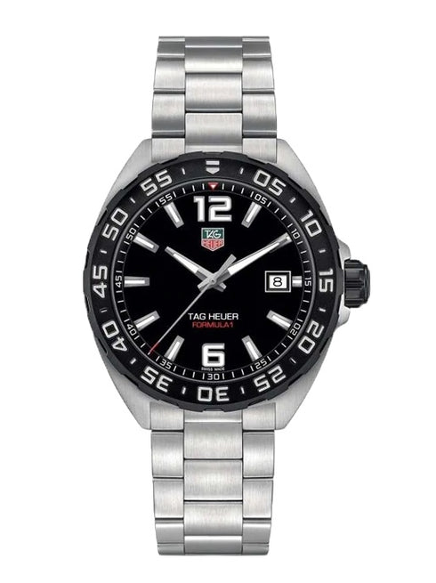 TAG HEUERTAG Heuer Formula 1 WAZ1110.BA0875 Men's Watch - Black Dial, Steel BraceletWATCHESEcecile
