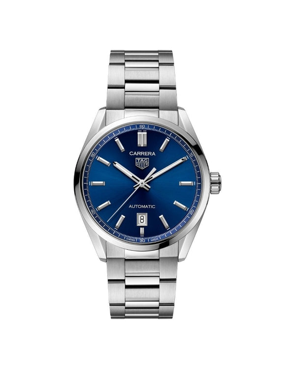 TAG HEUERTAG Heuer Carrera Date WBN2112.BA0639 Men's Watch - Blue Dial, Steel BraceletWATCHESEcecile