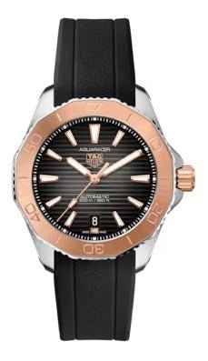 TAG HEUERTAG Heuer Aquaracer Professional 200 WBP2151.FT6199 Men's Watch - Black Dial, Rubber StrapWATCHESEcecile