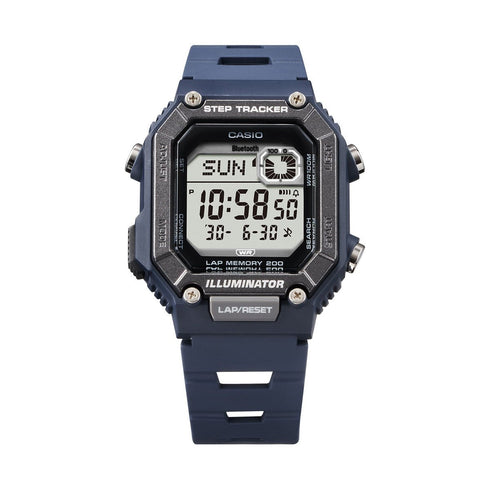 CASIO & VINTAGECasio WS - B1000 - 2AVEF Men's Digital Watch - Blue Resin StrapWATCHESEcecile