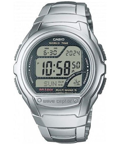 CASIO & VINTAGECasio WV - 58RD - 1AEF Wave Ceptor Digital Watch - Black Dial, Resin BandWATCHESEcecile