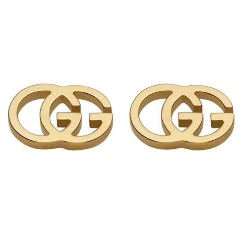 GUCCIGucci GG Running 18k Yellow Gold Stud Earrings YBD094074002JEWELRYEcecile
