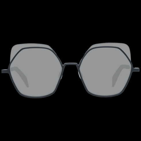 YOHJI YAMAMOTOYohji Yamamoto YY7031 52031 Women's Black Metal Sunglasses - Gray LensesEYEWEAREcecile