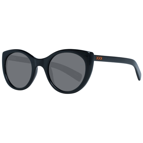 ERMENEGILDO ZEGNAErmenegildo Zegna Couture ZC0009 01A50 Unisex Sunglasses - Black Acetate Frame, Gray Polarized Lenses, 50mmEYEWEAREcecile
