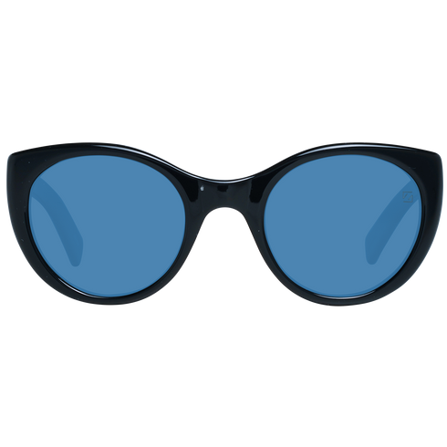 ERMENEGILDO ZEGNAErmenegildo Zegna Couture ZC0009 01V50 Unisex Sunglasses - Black Acetate Frame, Blue Polarized Lenses, 50mmEYEWEAREcecile