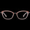ZAC POSENZac Posen ZESH 49BH Women's Eyeglasses - Pink Cat - Eye FrameEYEWEAREcecile
