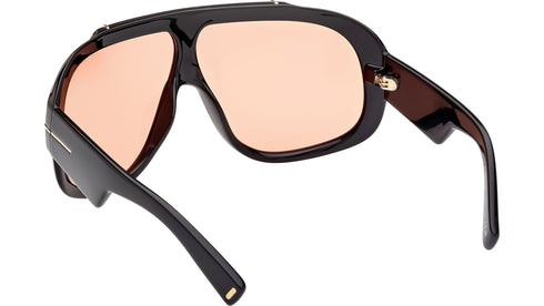 TOM FORDTom Ford RELLEN FT1093 Unisex Shield Sunglasses – 71mm Photochromic Brown Lenses, Black FrameEYEWEAREcecile