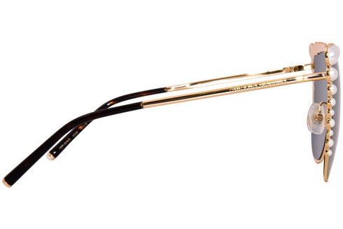 Carolina Herrera HER 0076/S 000-IR 58 Women's Sunglasses - Rose Gold Frame, Grey Gradient Lenses