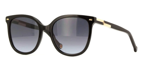 arolina Herrera HER 0136/S KDX-9O 55 Women's Sunglasses - Black/Nude Frame, Grey Gradient Lenses
