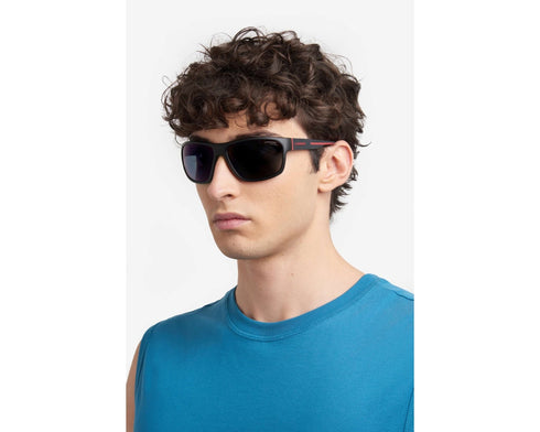 CARRERACarrera 4018/S BLX - Q3 Men's Sunglasses - Matte Black Frame, Grey Polarized LensesEYEWEAREcecile