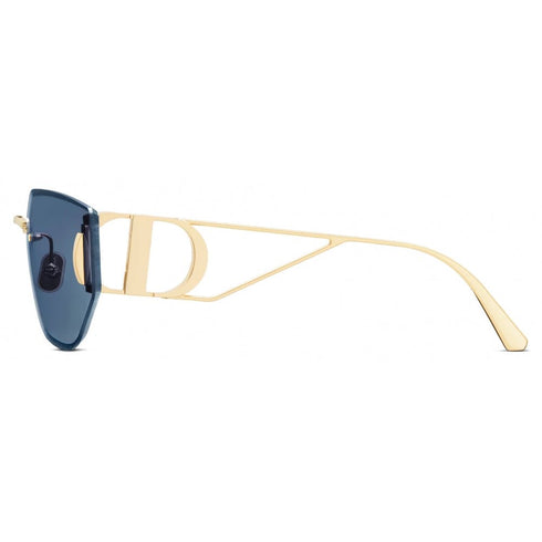 DIORDior 30 Montaigne B3U Butterfly Sunglasses – 65 mm Frameless, Gold‑Tone CD Temples, Blue Gradient Lenses, UV400EYEWEAREcecile