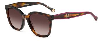 Carolina Herrera HER 0225/G/S 0T4-HA A_54 Women's Sunglasses - Havana Pink Frame, Gradient Brown Lenses
