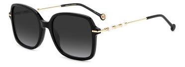 Carolina Herrera HER 0101/S 807-9O 55 Gafas de sol de mujer - montura negra, cristales degradados grises