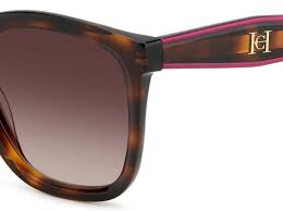 Carolina Herrera HER 0225/G/S 0T4-HA A_54 Women's Sunglasses - Havana Pink Frame, Gradient Brown Lenses