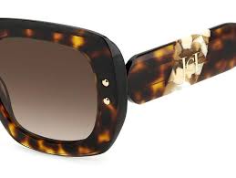 Carolina Herrera HER 0186/S C9K-HA 52 Gafas de sol de mujer - montura blanco habana, cristales degradados marrones