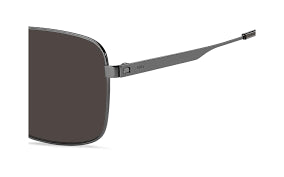 BOSSBOSS 1695/S KJ1 - IR Men's Aviator Sunglasses - Dark Ruthenium Frame, Grey LensesEYEWEAREcecile