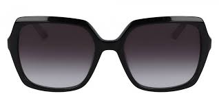 Calvin Klein CK20541S Women's Square Sunglasses - Black Frame, Grey Gradient Lenses