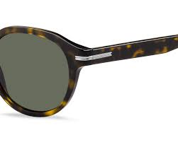 BOSSBOSS 1721/S 086 - QT Men's Sunglasses - Havana Frame, Green LensesEYEWEAREcecile