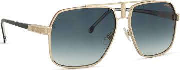 CARRERACarrera 1055/S W3J/9K 62 Men's Sunglasses - Gold/Striped Red Frame, Green Gradient LensesEYEWEAREcecile