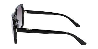 Calvin Klein CK20541S Women's Square Sunglasses - Black Frame, Grey Gradient Lenses