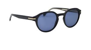BOSSBOSS 1721/S 807 - KU Men's Sunglasses - Black Frame, Blue LensesEYEWEAREcecile