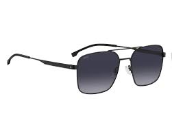 BOSSBOSS 1695/S KJ1 - IR Men's Aviator Sunglasses - Dark Ruthenium Frame, Grey LensesEYEWEAREcecile