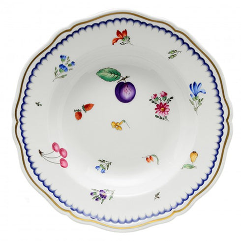 Assiette à fruits italienne Ginori 1735 cm 24, lot de 2