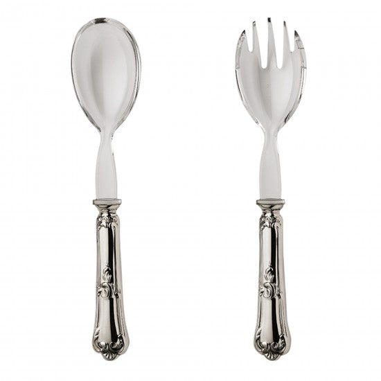Fourchette et cuillère à salade Ginori 1735 Lorena