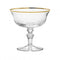 Coupe à champagne Médicis Ginori 1735