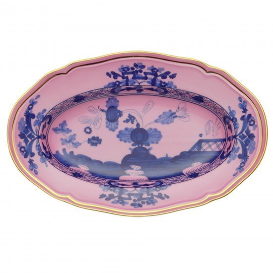 Plato de pepinillos Ginori 1735 Oriente Italiano