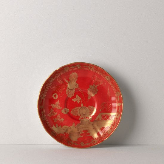 Ginori 1735 Oriente Italiano Rubrum Assiette à thé Lot de 2