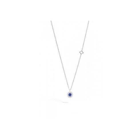 RECARLORecarlo P77CC001_ZB 18K White Gold Necklace with Sapphire and DiamondsJEWELRYEcecile