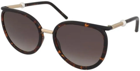 Carolina Herrera HER 0077/S 086-HA 59 Women's Sunglasses - Havana Frame, Brown Gradient Lenses