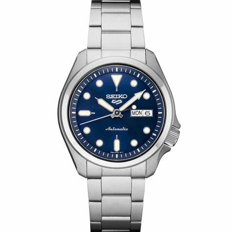 SEIKOSeiko 5 Sports SRPE53K1 Automatic Men's Watch - Blue Dial, Stainless Steel BraceletWATCHESEcecile