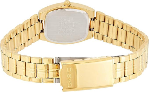CASIO & VINTAGECasio LTP - 1169N - 7ARDF Women's Watch – 22mm Gold - Tone Rectangular Case, Silver Dial, Stainless Steel Bracelet, Quartz MovementWATCHESEcecile