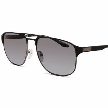 Emporio Armani EA2144 3365/11 Occhiali da sole da uomo - Montatura in bronzo opaco, lenti polarizzate grigio sfumato, 60mm
