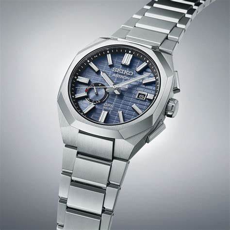 SEIKOSeiko Astron SSJ013J1 GPS Solar Men's Watch - Blue Dial, Titanium BraceletWATCHESEcecile