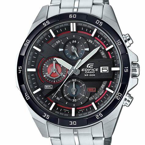 CASIO EDIFICECasio Edifice EFR - 556DB - 1AVUEF Men's Chronograph Watch – Black Dial, Stainless Steel BraceletWATCHESEcecile