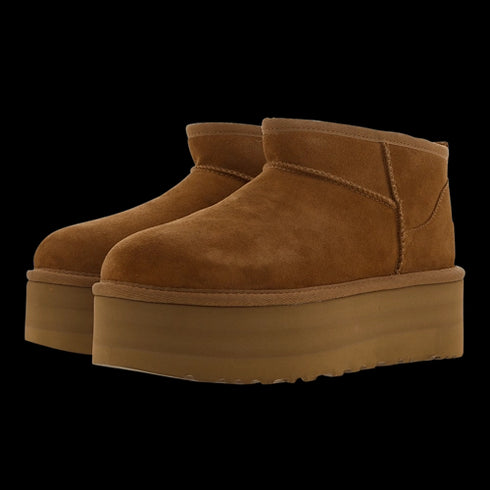 UGG Classic Ultra Mini Platform Châtaigne Femme