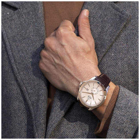 JAGUARJaguar J878/1 Men's Acamar Watch - Stainless Steel Case, Brown Leather StrapWATCHESEcecile