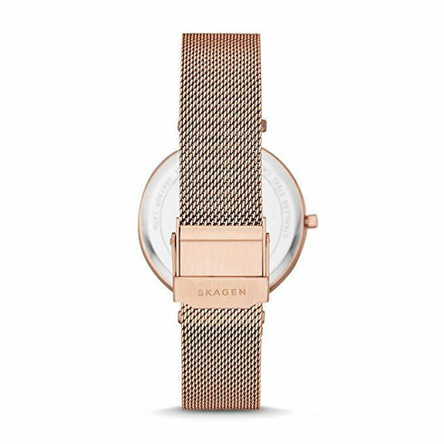 SKAGEN DENMARKSkagen Denmark SKW7201 Ancher 26mm – Rose Gold Mesh Women’s WatchWATCHESEcecile
