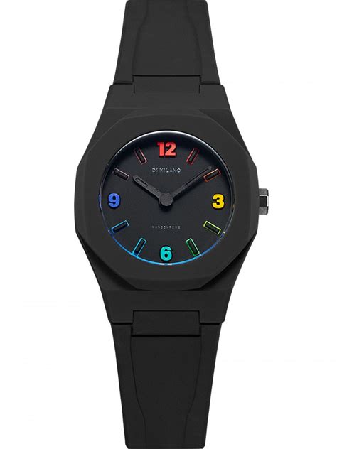 D1 MILANOD1 Milano Nano Rainbow D1 - NCRJ03 Women's Watch - Black Polycarbonate, 32mmWATCHESEcecile