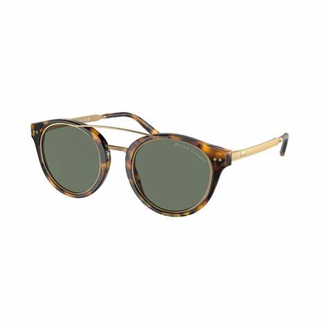 Ralph Lauren RL 8210 5134/5U Gafas de sol unisex - montura habana, lentes verdes
