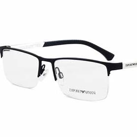 Lunettes Homme Emporio Armani EA1041 3131 53 - Monture bleu mat, verres clairs