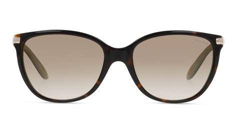 Lunettes de soleil Ralph by Ralph Lauren RA5160 601/13 pour femme - Monture Havane brillant sur Acquamarine avec verres marron dégradés