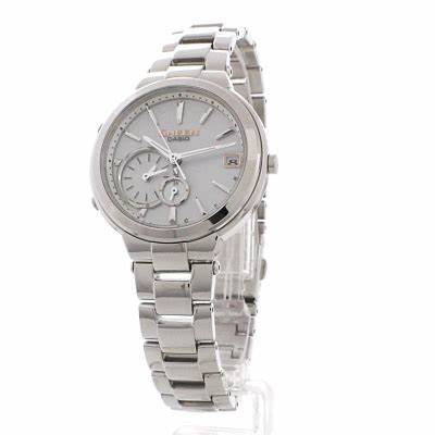 CASIO & VINTAGECasio Sheen SHB - 200D - 7AER Women's Solar - Powered Watch - Silver Stainless SteelWATCHESEcecile