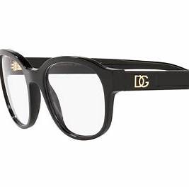 Dolce & Gabbana DG3339 501 51 Lunettes Phantos pour Homme - Monture noire